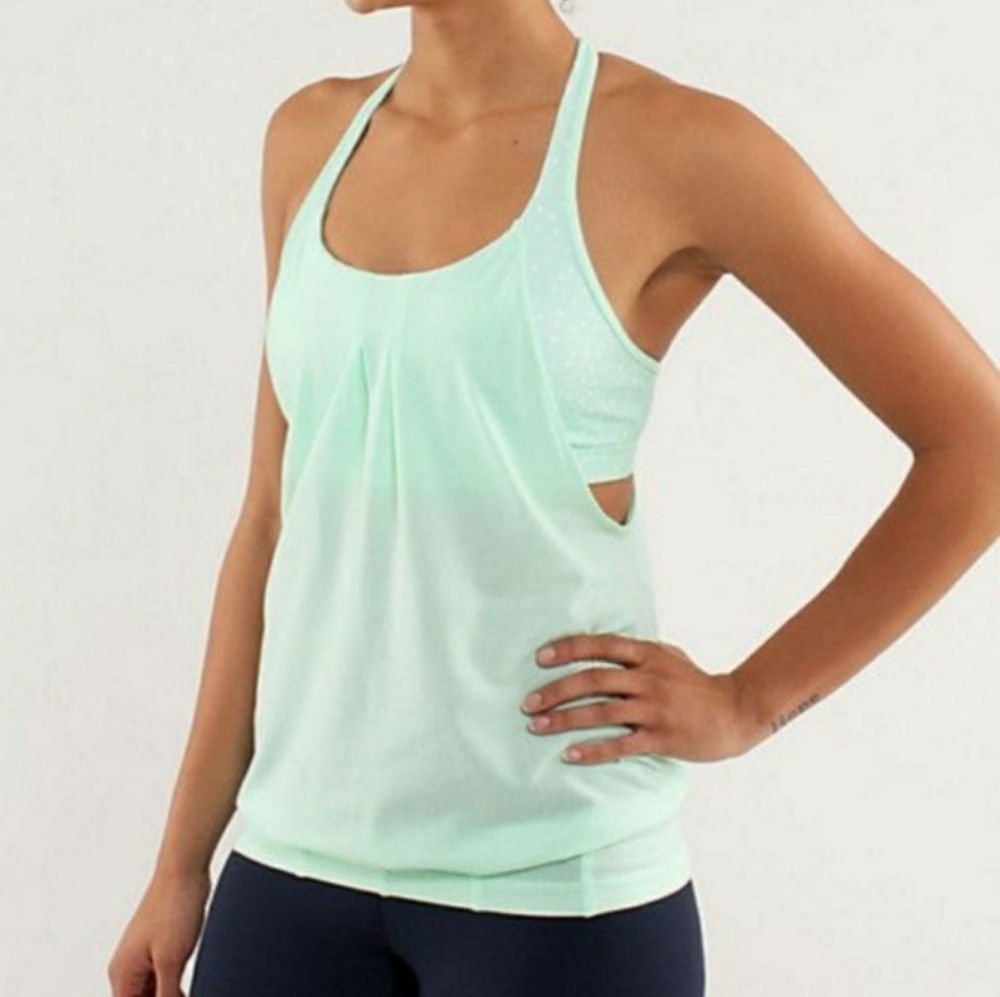 Lululemon Sleeveless Cut Out Tank Top